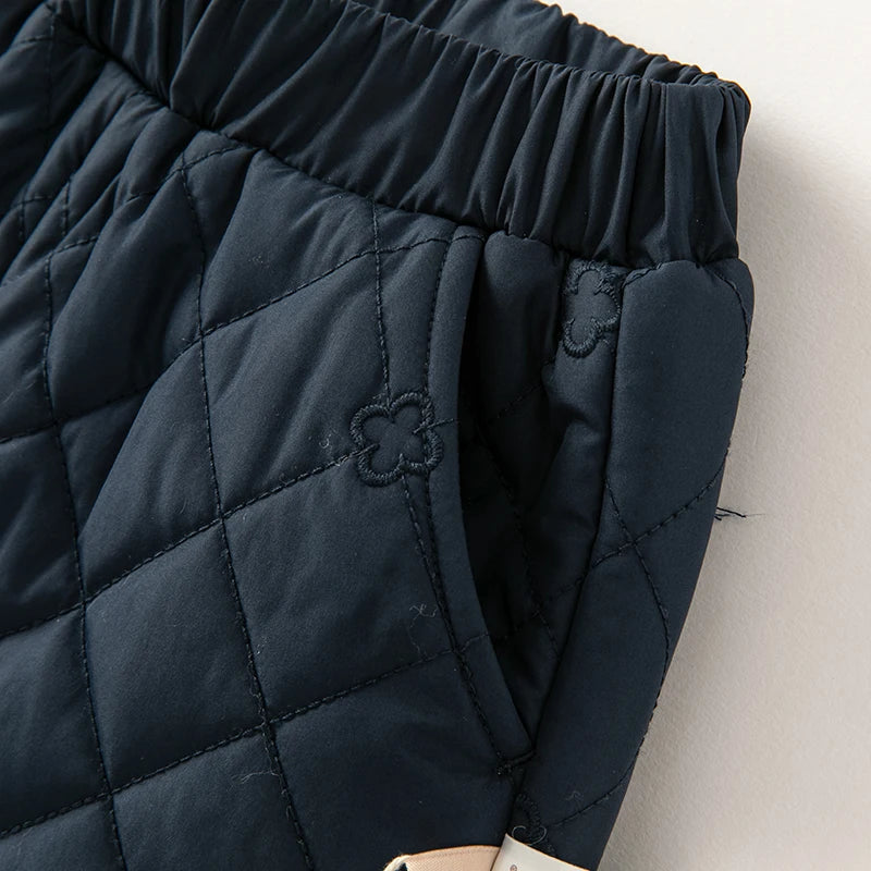 Boys Warm Cotton Pants – Thick Winter Trousers