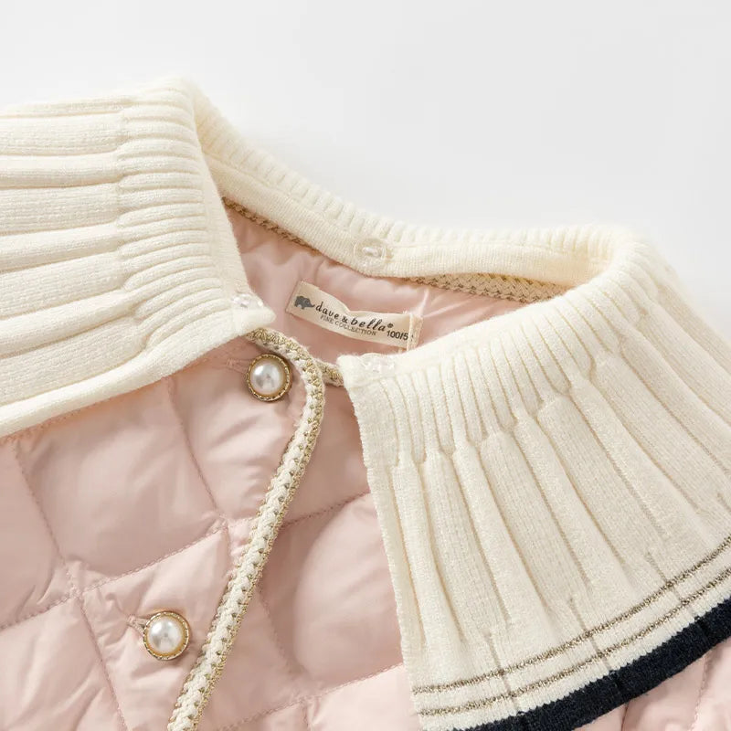 Girls White Duck Down Parka – Winter Warm Coat