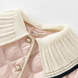 Girls White Duck Down Parka – Winter Warm Coat