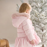 Girls Thick Down Parka – Windproof Outdoor Coat