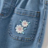 Girls Flared Cropped Pants – Spring Casual Look