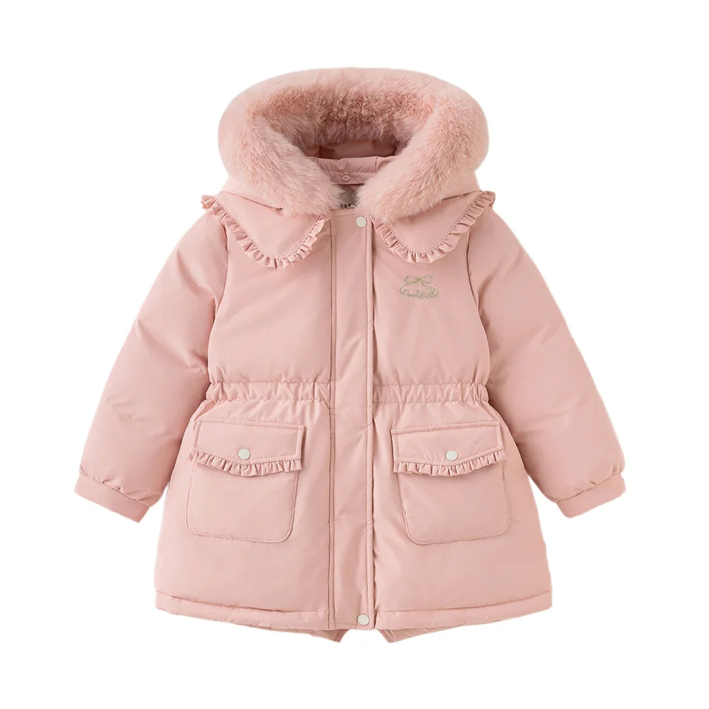 Boys & Girls Thick Down Parka – Waterproof Winter Coat