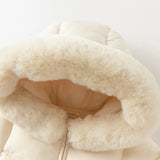 Girls Hooded Down Overcoat – Fashion Winter Style