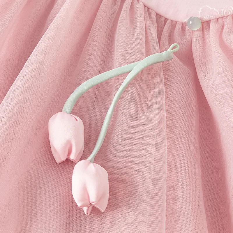 Baby Girl Mesh Princess Dress – Classy Spring Style