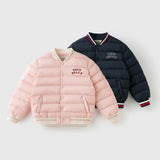 Kids Down Parka – Waterproof Baseball Style