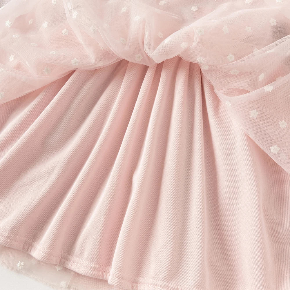 Girl Velvet Flower Sweater Dress – Winter Warm Style