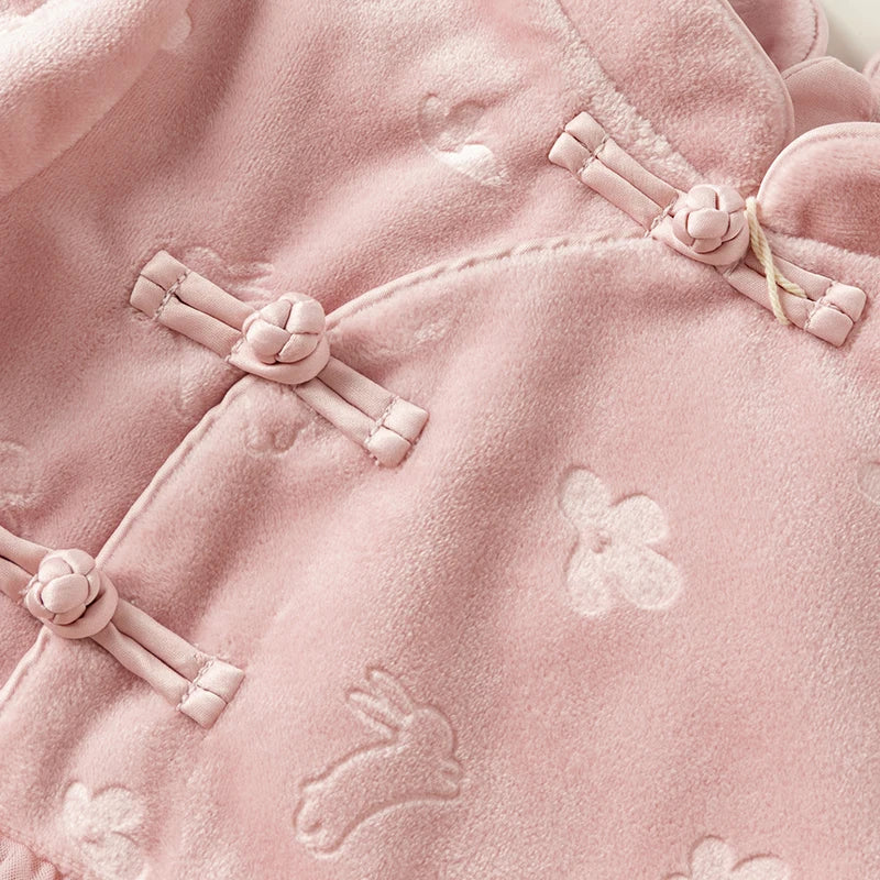 Baby Girl Pink Mesh Dress – Long Sleeve Princess Style