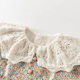 Baby Girl Plush Floral Dress – Warm Autumn Look