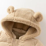 Boys & Girls Duck Down Jacket – Plush Outerwear