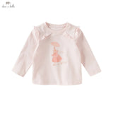 Girl Cartoon Cotton Tee – Sweet Design