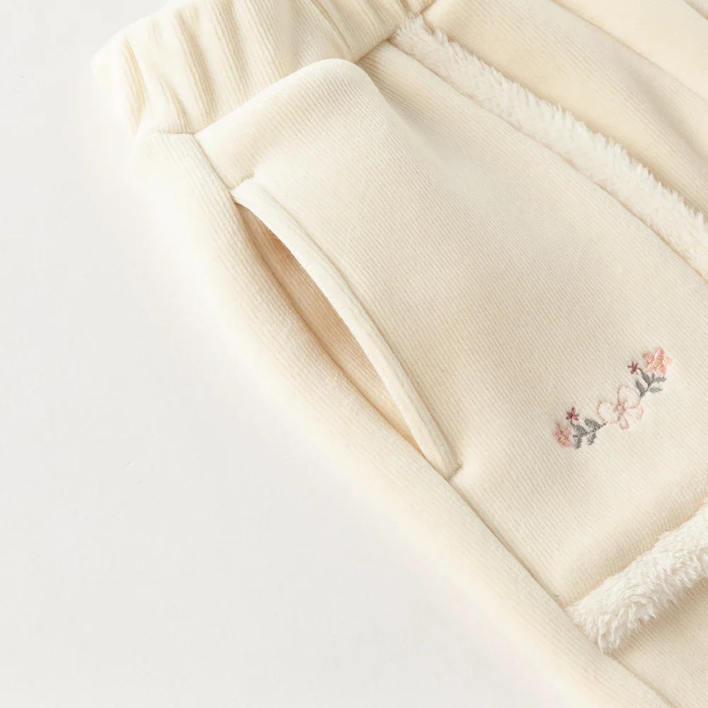 Girls Loose Winter Pants – Thick Warm Trousers