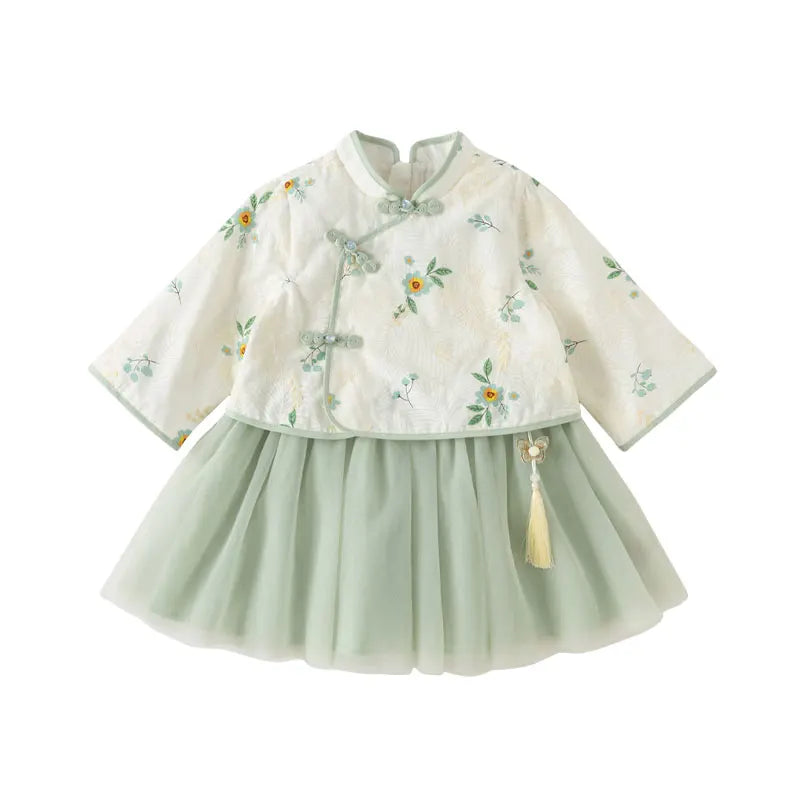 Girl Mesh Princess Dress – Elegant Spring Design