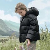Girls Waterproof Down Parka – Thick Warm Coat