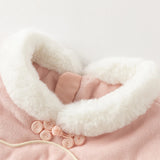 Baby Girl Velvet Mesh Dress – Rabbit Embroidery Design