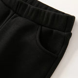 Girls Flared Plush Pants – Casual Winter Look