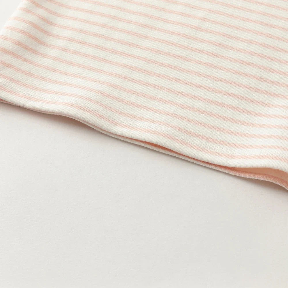 Girl Striped Cotton Long Sleeve Tee