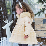 Girls Hooded Down Overcoat – Fashion Winter Style