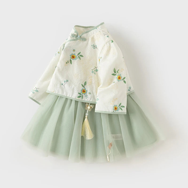 Girl Mesh Princess Dress – Elegant Spring Design