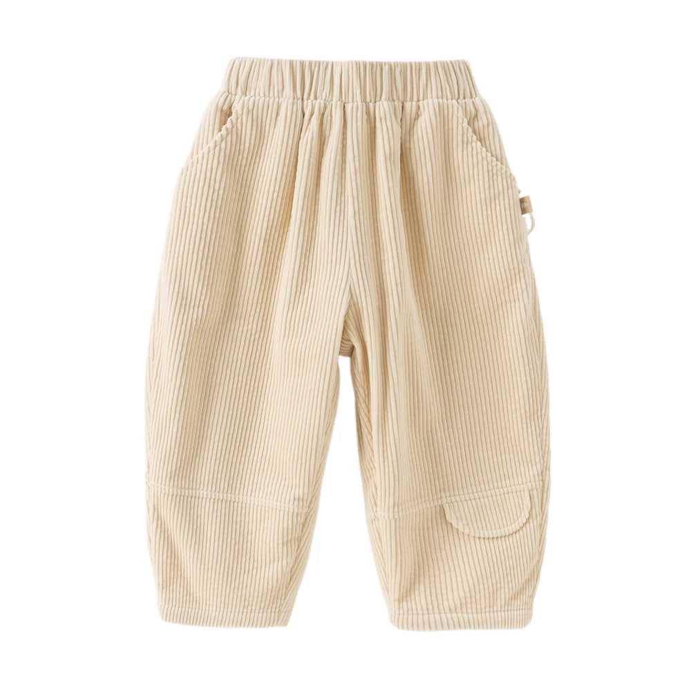 Girls Corduroy Pants – Plush Warm Outerwear