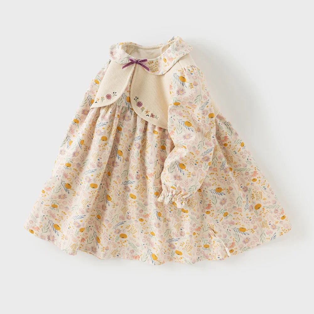 Baby Girl Floral Print Dress – Sweet Autumn Style