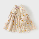 Baby Girl Floral Print Dress – Sweet Autumn Style
