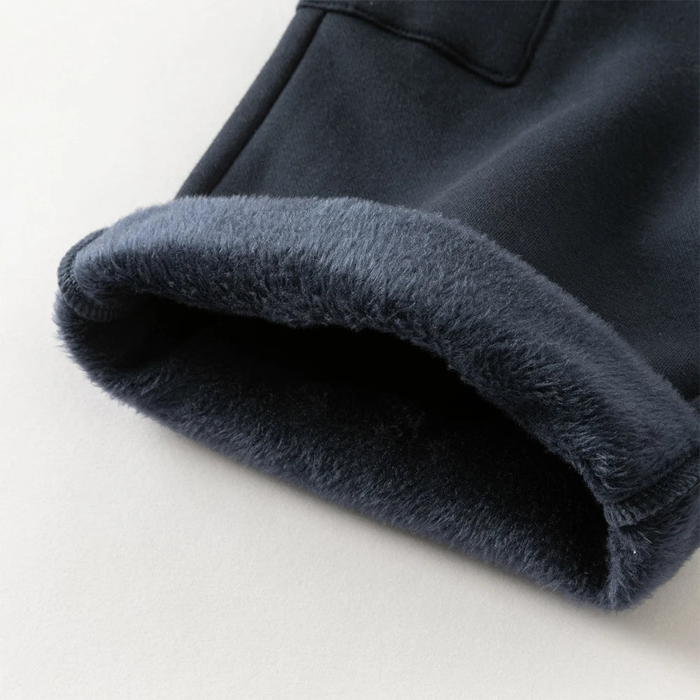 Girls Velvet Pants – Warm Straight Trousers