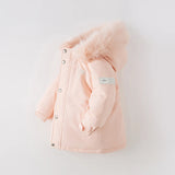 Girls Hooded Down Parka – Warm Waterproof Coat