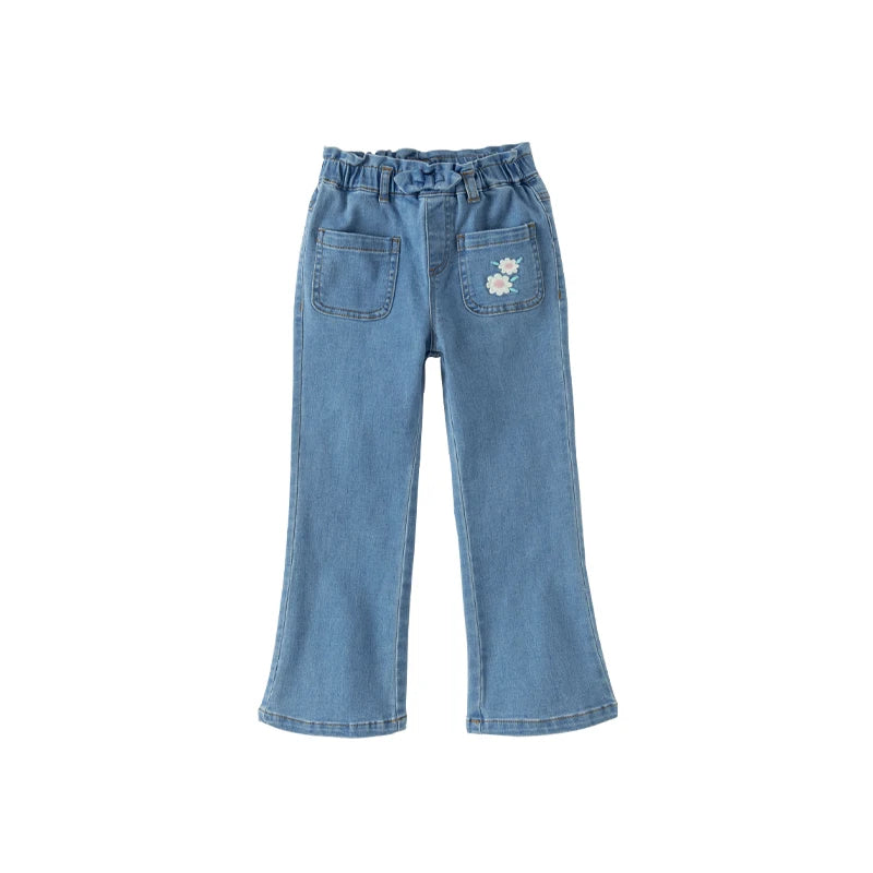 Girls Flared Cropped Pants – Spring Casual Look