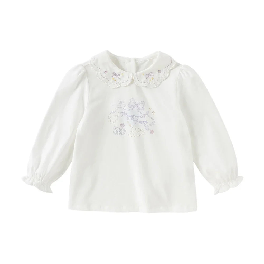Baby Girl Long Sleeve Cotton Top