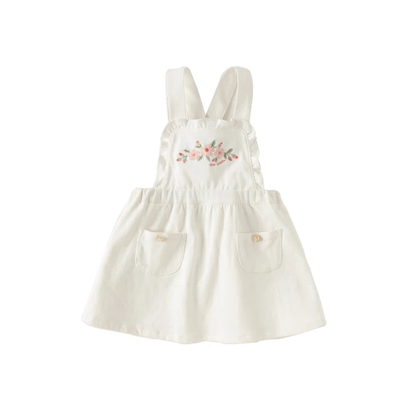 Baby Girl Suspender Dress – Sweet Cotton Spring Style